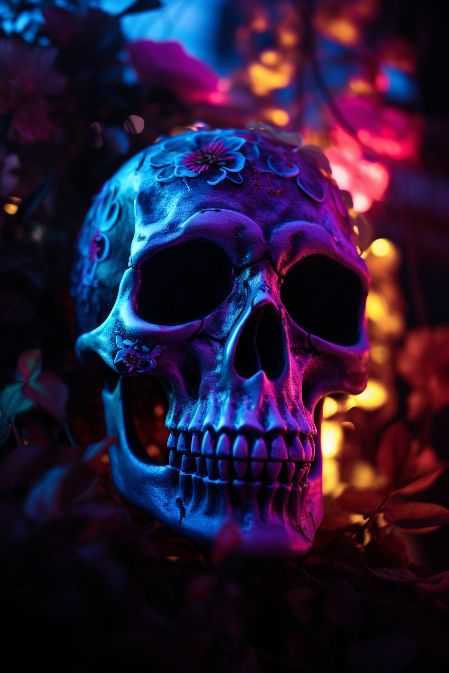 Vibrant Skulls