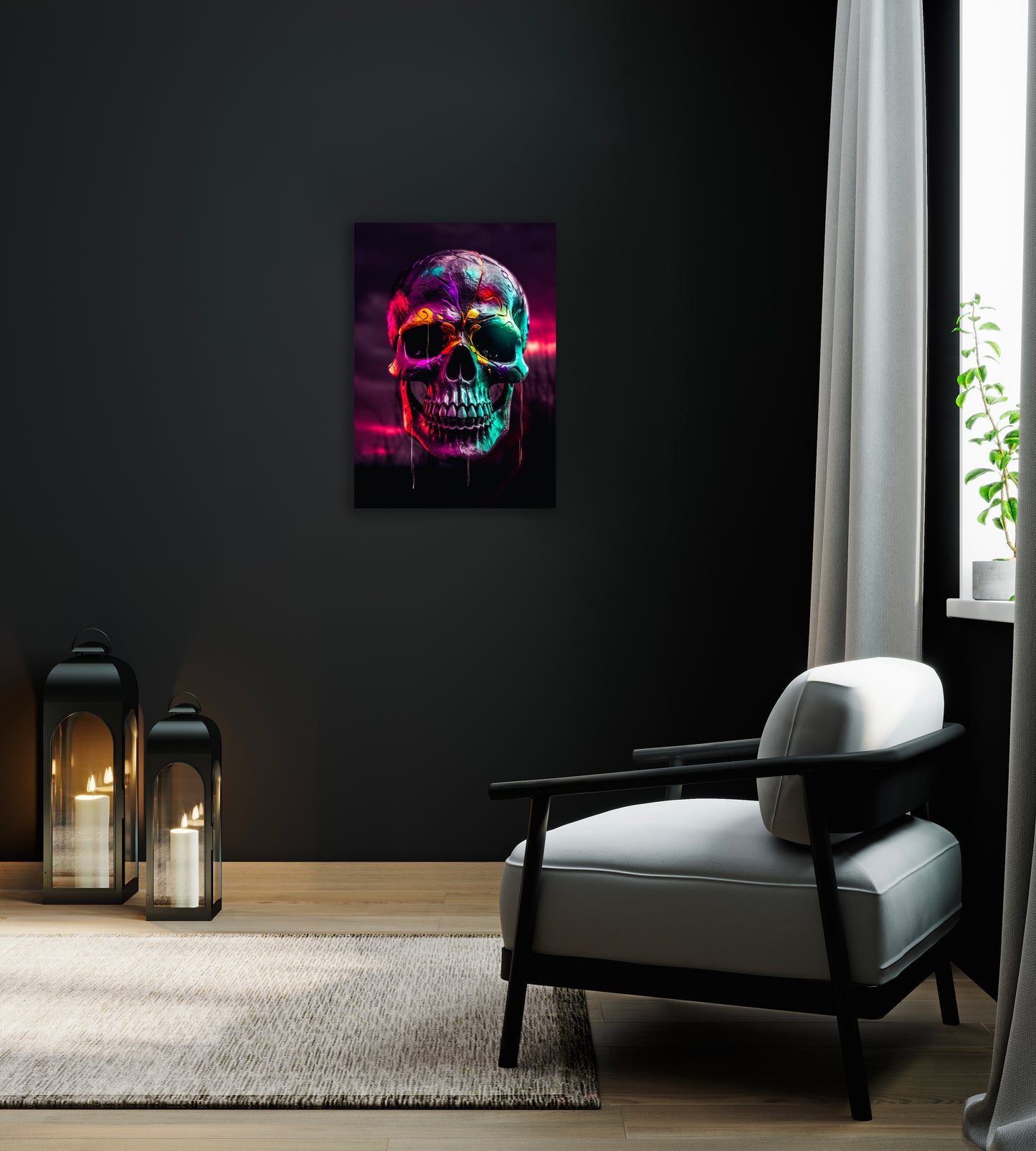 Vibrant Skulls