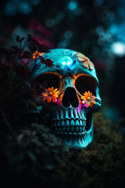 Vibrant Skulls